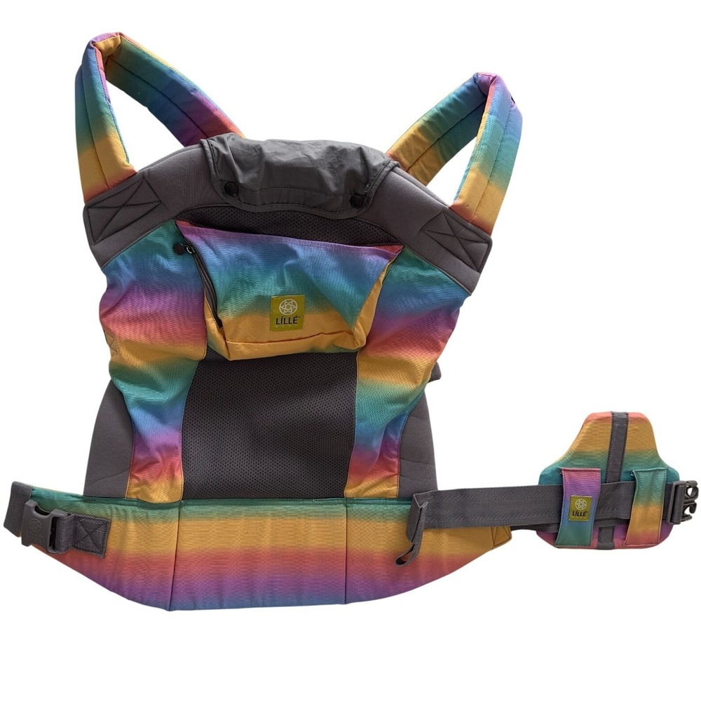 RARE Rainbow LilleBaby Carryon Airflow DLX Carrier Toddler Baby MYSTIC Pride - Picture 3 of 16